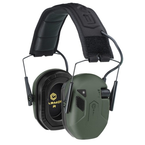 Earmor - Aktywne ochronniki słuchu M300T - NRR 23 dB - Bluetooth 5.4 - Foliage Green - M300T-FG-1 57344