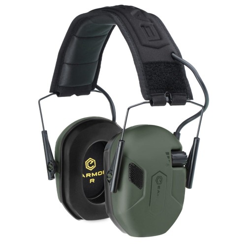 Earmor - Aktywne ochronniki słuchu M300A - Foliage Green - M300A-FG-1 57346