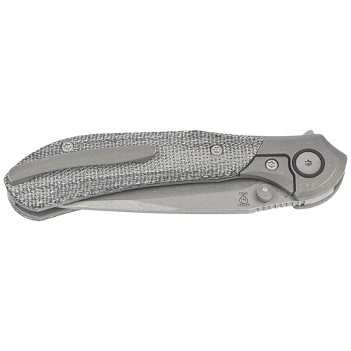 Nóż składany Bestech Constellation Grey Titanium/Black Micarta, Dark Bead Blasted/Stonewashed MagnaCut by Munko Knives (BT2501A)-2 57354