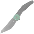 Nóż składany Bestech Excentric Gray Titanium, Dark Bead Blasted/Stonewashed M390 by Kombou and TNT Knives (BT2412C)-1 57355