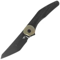 Nóż składany Bestech Excentric Black Titanium, Black Stonewashed M390 by Kombou and TNT Knives (BT2412B)-1 57356