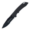Smith & Wesson - Nóż składany Special Ops Serrated - 7Cr - Czarny - 1209514-1 57412