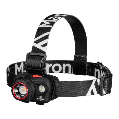Mactronic - Latarka czołowa Sunscan 5.3 - 300 lm - Czarny - PHL0031-1 57456