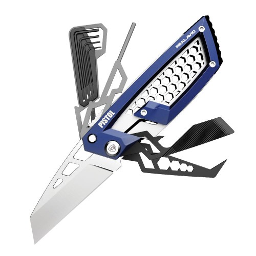 Real Avid - Narzędzie wielofunkcyjne do pistoletu Gun Tool Edge Pistol - Niebieski - AVGTE-P-1 57479
