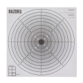 Komplet 100 x tarcza strzelecka RazorGun 14x14 czarny środek- 57542