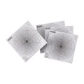 Komplet 100 x tarcza strzelecka RazorGun 14x14 czarny środek-2 57542