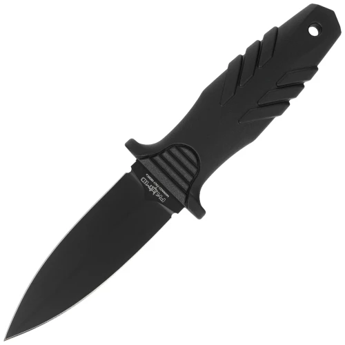 Nóż Fox FKMD Tactical Elementum Dagger D/E Black PP/TPE, Black Idroglider N690Co (FX-647 AF)-1 57608