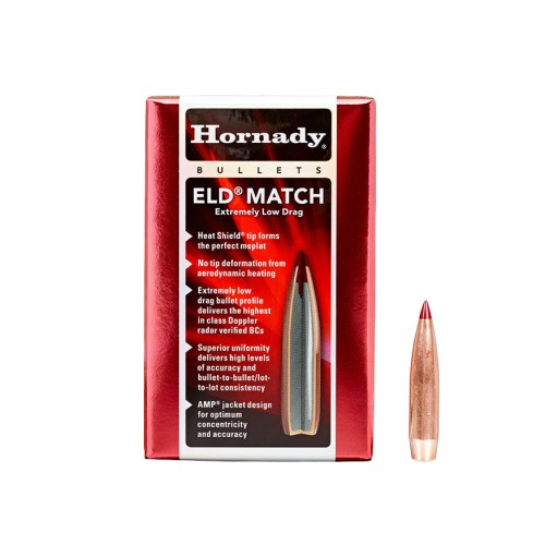 Pocisk Hornady 22 kal, 224 ELD-Match 73 gr (100 szt)- 57613