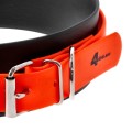 Obroża tropowa 4wild BioThane 50 mm czarno-pomarańczowa 38-52 cm-3 57651