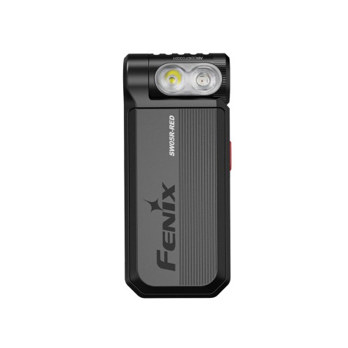 Latarka LED SW05R-RED czarna- 57674