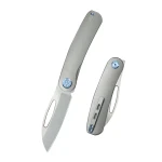 Nóż składany Kubey KB Knives Decimal Gray Titanium, Satin M390 by Mark Perez (KB354A)