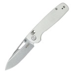 Nóż składany Kubey Bluff White G10, Sandblasted 14C28N by Garet Caronna (KU248G)