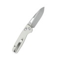 Nóż składany Kubey Bluff White G10, Sandblasted 14C28N by Garet Caronna (KU248G)-4 57836