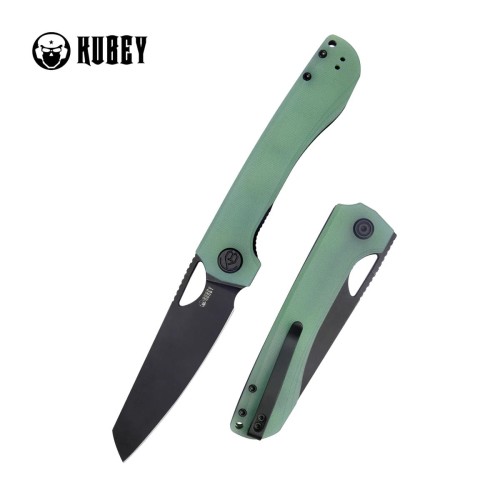 Nóż składany Kubey Elang Jade G10, Blackwashed AUS-10 by Sebastian Irawan (KU365D)-1 57840