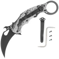 Nóż składany Fox The Storm Karambit Black Aluminium, Black N690Co (FX-599 ALB-2)-1 57845