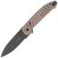 Nóż składany Extrema Ratio MF1 EVO SP Tactical Mud Aluminium, Black MIL-C N690 (04.1000.0233/BLK/TM)-1 57851