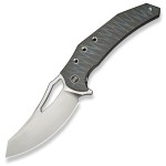 Nóż składany WE Knife Epaulette Tiger Stripes Titanium, Satin M390 by Gavko Knives (WE24024-2)