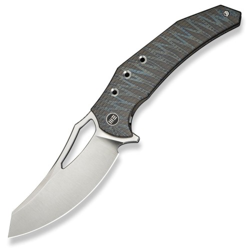 Nóż składany WE Knife Epaulette Tiger Stripes Titanium, Satin M390 by Gavko Knives (WE24024-2)-1 57854