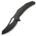 Nóż składany WE Knife Epaulette Black Titanium, Black Stonewashed M390 by Gavko Knives (WE24024-1)-1 57855