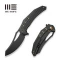 Nóż składany WE Knife Epaulette Black Titanium, Black Stonewashed M390 by Gavko Knives (WE24024-1)-2 57855