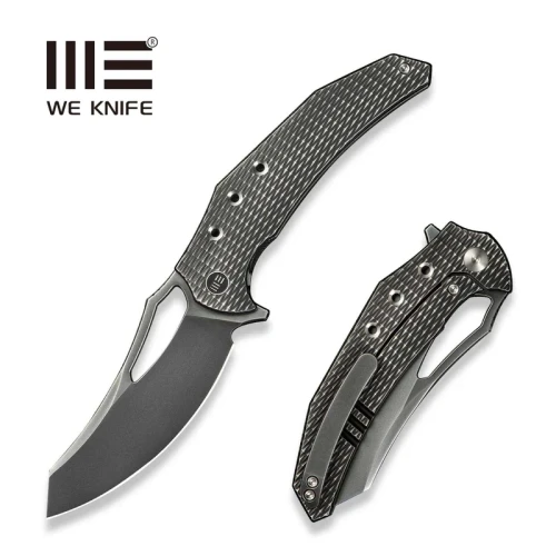 Nóż składany WE Knife Epaulette Titanium, Polished Gray M390 by Gavko Knives (WE24024-4)-1 57862