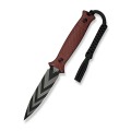 Nóż Civivi Perfrico Burgundy G10, Black/Gray Striped 14C28N (C23026-3)-1 57865