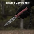 Nóż Civivi Perfrico Burgundy G10, Black/Gray Striped 14C28N (C23026-3)-9 57865