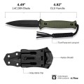 Nóż Civivi Perfrico OD Green G10, Black Stonewashed 14C28N (C23026-2)-3 57866