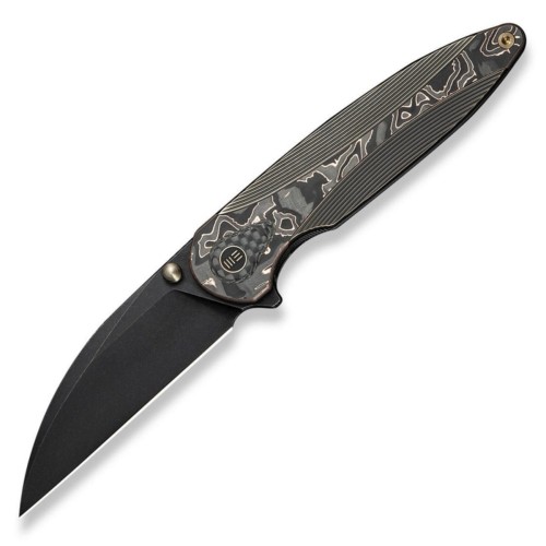 Nóż składany WE Knife Zenthra Bronze Titanium/Copper Foil Carbon Fiber, Black Stonewashed M390 (WE24021C-3)-1 57868