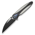 Nóż składany WE Knife Zenthra Titanium/Shredded Carbon Fiber, Black Stonewashed/Satin M390 (WE24021C-1)-1 57869
