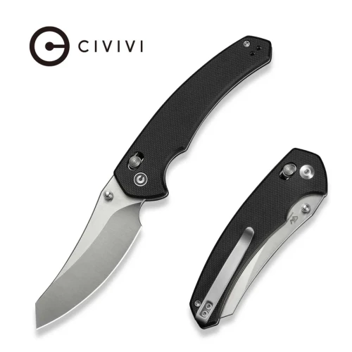 Nóż składany Civivi Sixgill Black G10, Satin Nitro-V by Gavko Knives (C24050-1)-1 57877