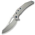Nóż składany WE Knife Epaulette Titanium, Polished Bead Blasted M390 by Gavko Knives (WE24024-3)