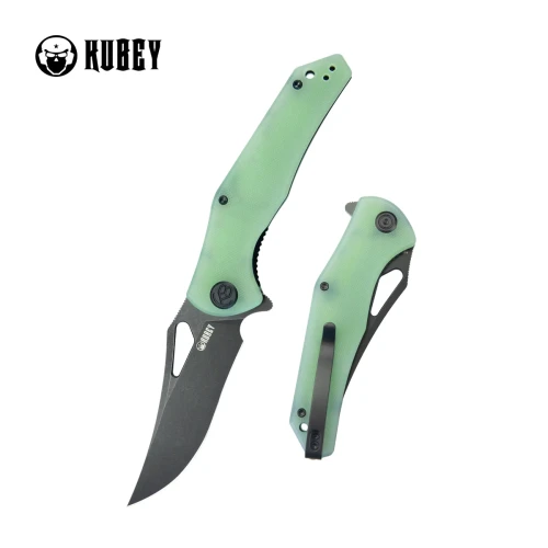 Nóż składany Kubey Phemius Jade G10, Blackwashed 14C28N (KU149H)-1 57889