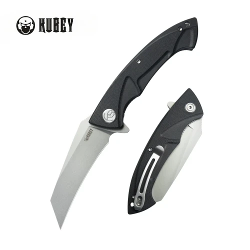 Nóż składany Kubey Anteater Black G10, Sandblasted 14C28N (KU212I)-1 57925