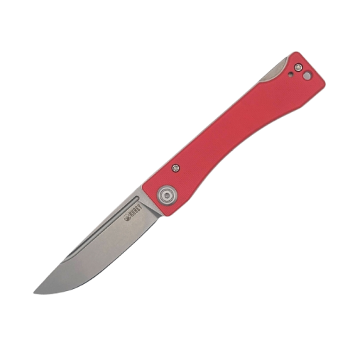 Nóż składany Kubey Akino Red G10, Beadblasted 14C28N by Tiguass (KU2102F)-1 57928