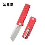 Nóż składany Kubey Sailor Red G10, Stonewashed 14C28N by Sekira Sochi (KU317L)