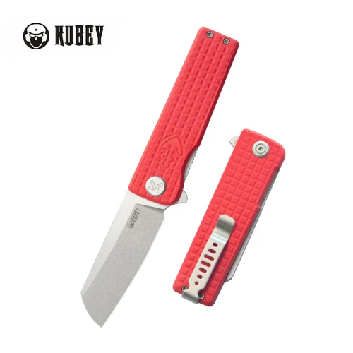 Nóż składany Kubey Sailor Red G10, Stonewashed 14C28N by Sekira Sochi (KU317L)-1 57962
