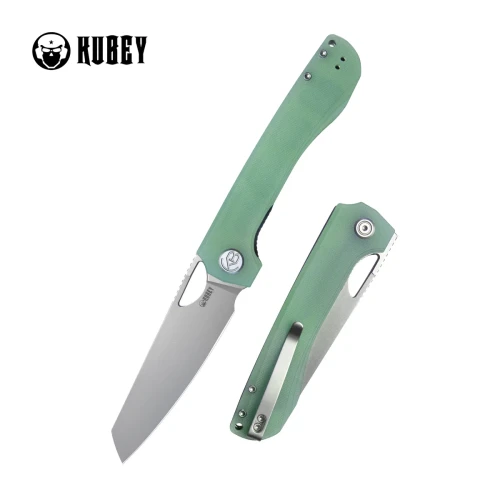 Nóż składany Kubey Elang Jade G10, Beadblasted AUS-10 by Sebastian Irawan (KU365C)-1 57997