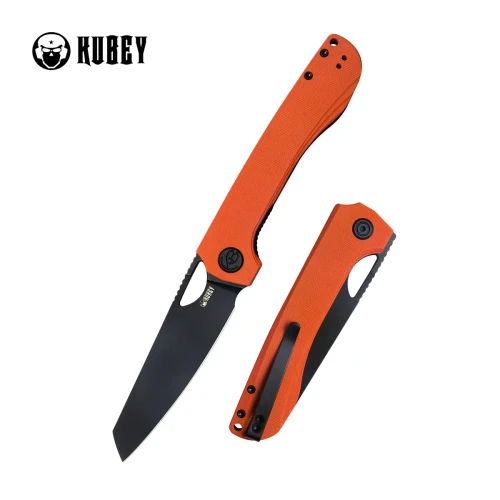 Nóż składany Kubey Elang Orange G10, Blackwashed AUS-10 by Sebastian Irawan (KU365B)-1 57998