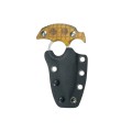 Nóż Kubey Cavy Yellow Ultem, Stonewashed 14C28N by MUZI Design (KU403F)-4 58020