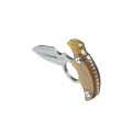 Nóż Kubey Cavy Yellow Ultem, Stonewashed 14C28N by MUZI Design (KU403F)-5 58020