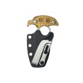 Nóż Kubey Cavy Yellow Ultem, Stonewashed 14C28N by MUZI Design (KU403F)-6 58020