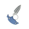 Nóż Kubey Cavy Blue Micarta, Stonewashed 14C28N by MUZI Design (KU403D)-2 58021