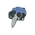 Nóż Kubey Cavy Blue Micarta, Stonewashed 14C28N by MUZI Design (KU403D)-3 58021