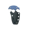 Nóż Kubey Cavy Blue Micarta, Stonewashed 14C28N by MUZI Design (KU403D)-4 58021