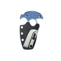 Nóż Kubey Cavy Blue Micarta, Stonewashed 14C28N by MUZI Design (KU403D)-6 58021
