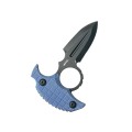Nóż Kubey Cavy Blue Micarta, Blackwashed 14C28N by MUZI Design (KU403C)-3 58022