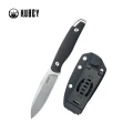 Nóż Kubey Dust Devil Black Micarta, Beadblasted 14C28N by K.C. Spiron (KU357A)-1 58027