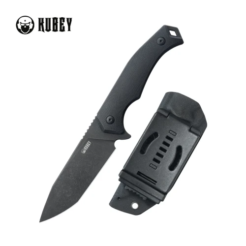 Nóż Kubey Swordfish Black G10, Blackwashed AUS-10 (KU184F)-1 58030