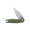 Nóż składany Kubey Hades Green G10, Stonewashed 14C28N by Damned Designs (KU394B)-3 58034
